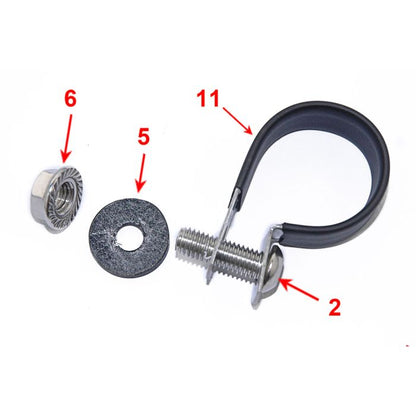Complete Lower Vented Fairing Hardware Kit for Harley® Touring