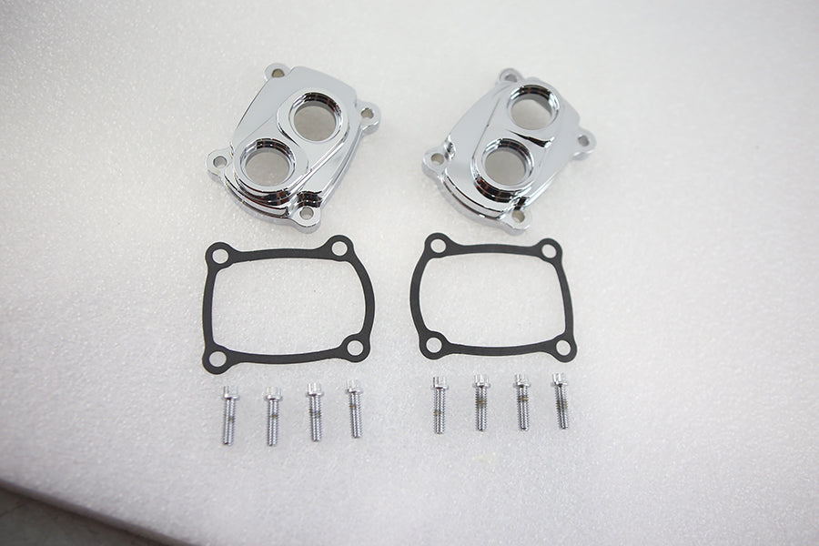 Jims M8 Low Profile Billet Tappet Block Kit Chrome