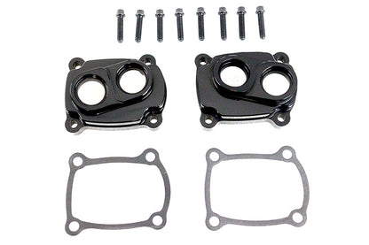 Jims M8 Low Profile Billet Tappet Block Kit Black Anodize