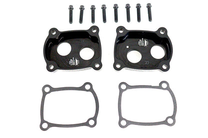 Jims M8 Low Profile Billet Tappet Block Kit Black Anodize