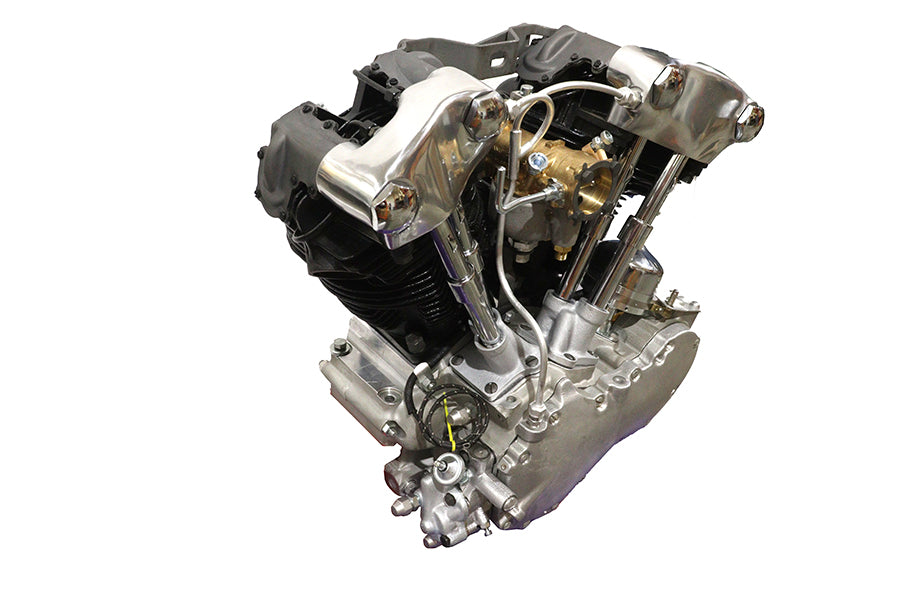 Replica 74 Knucklehead Long Block with Polished Rocker