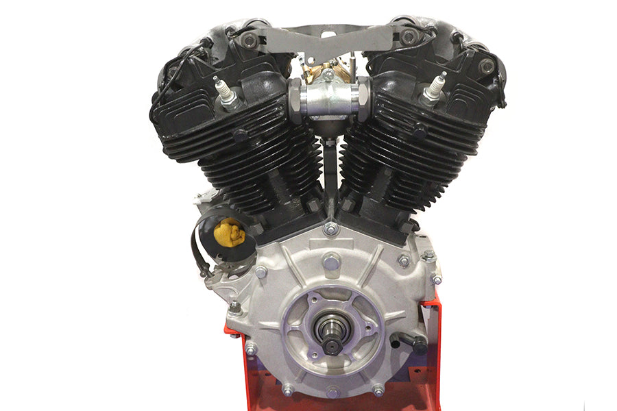 Replica 74 Knucklehead Long Block with Polished Rocker