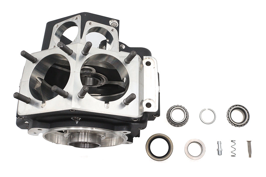 Shovelhead Ultima Engine Case Set Black