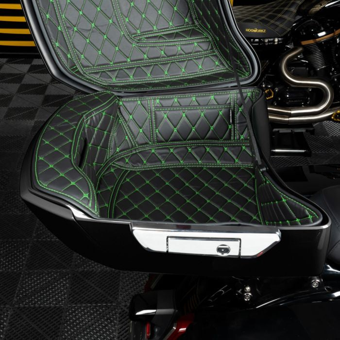 Green Stitching HOGWORKZ® Grand Tour Pack Liner for '23.5-'26 Harley® Touring