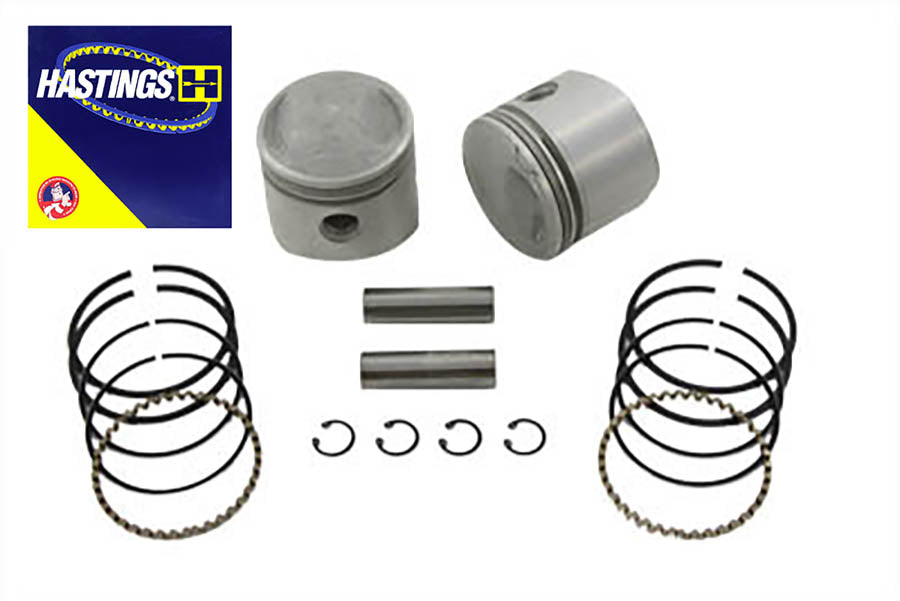 74 Overhead Valve Piston Set .010 Oversize