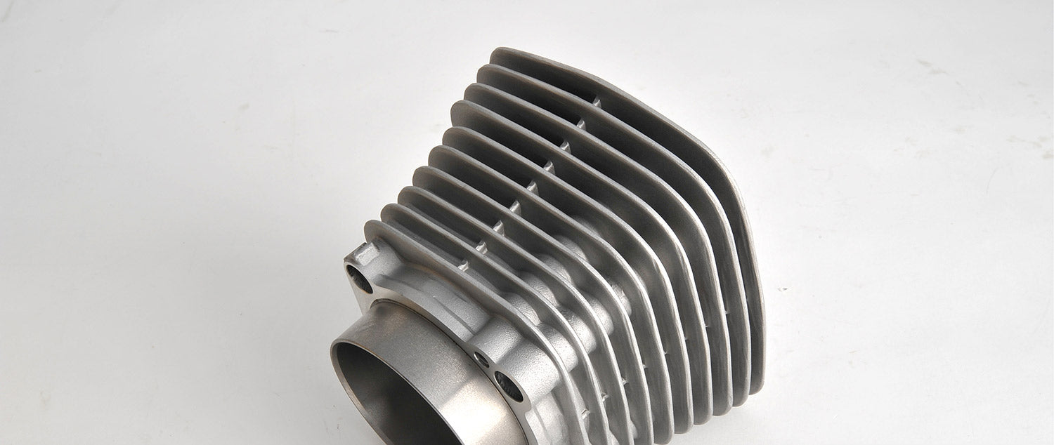 Replica 1200cc Silver Finish Cylinder