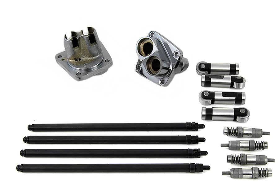 Hydraulic Tappet Block Kit Chrome Finish