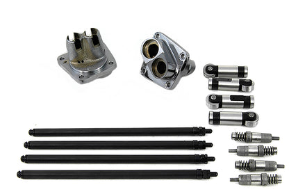 Hydraulic Tappet Block Kit Chrome Finish
