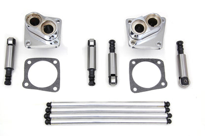 Solid Tappet Kit Chrome Finish