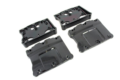 Black Titanium TC-88 Rocker Box Cover Set