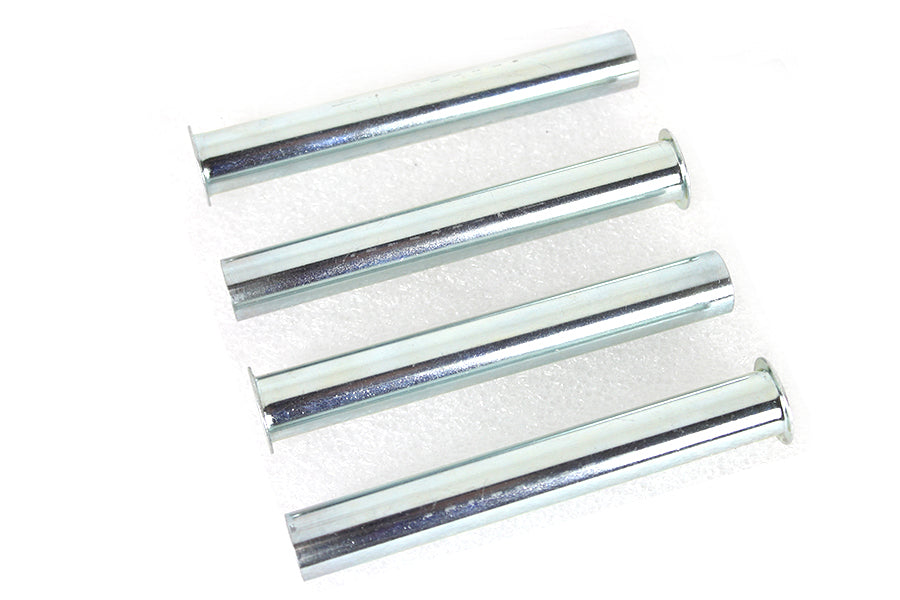 Replica Inner Pushrod Cover Tube Set White Zinc Plated