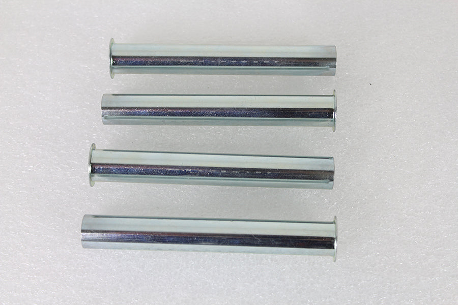 Replica Inner Pushrod Cover Tube Set White Zinc Plated