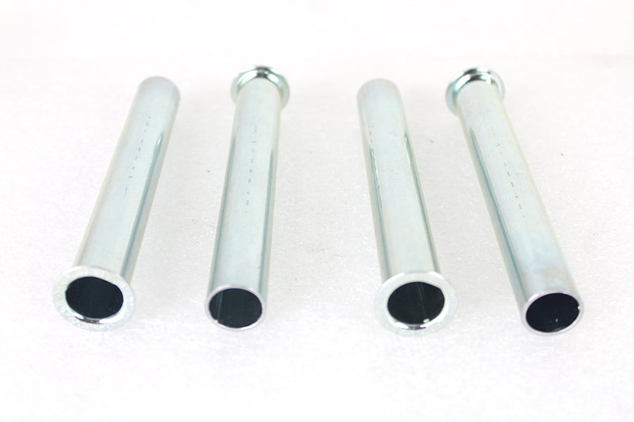 Replica Inner Pushrod Cover Tube Set White Zinc Plated