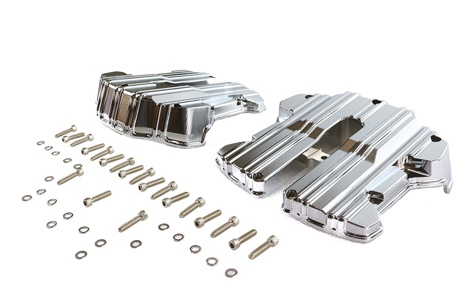 M8 Rocker Box Cover Set Chrome
