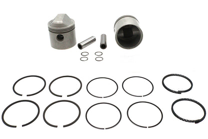 Replica 1000cc 3-3/16 Piston Set .040 Oversize