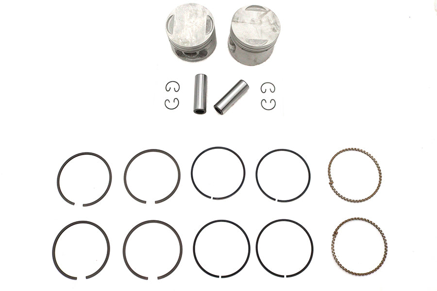 Replica 883cc 3 Piston Set .005 Oversize
