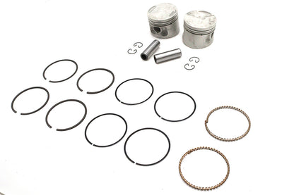 Replica 883cc 3 Piston Set .005 Oversize