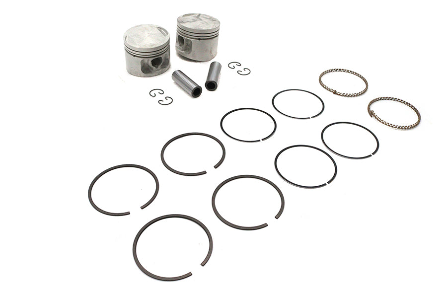 Replica 883cc 3 Piston Set .005 Oversize