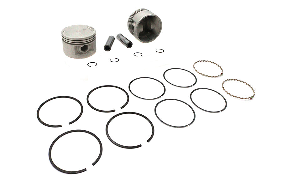 Replica 1200cc 3-1/2 Piston Set Standard Size