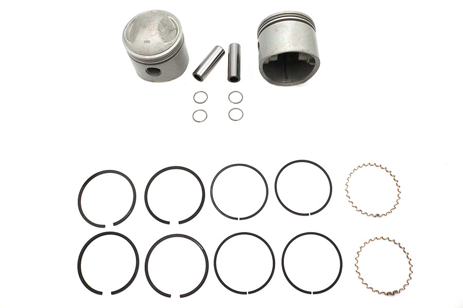 61 Overhead Valve 3-5/16" Piston Set Standard Size