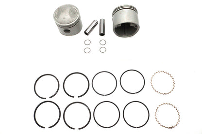 61 Overhead Valve 3-5/16" Piston Set Standard Size