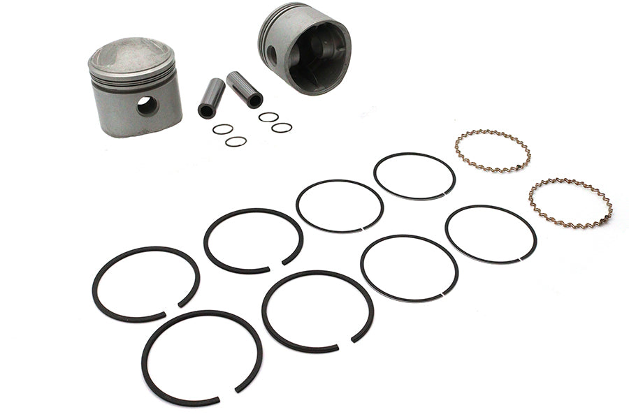 61 Overhead Valve 3-5/16" Piston Set .020 Oversize