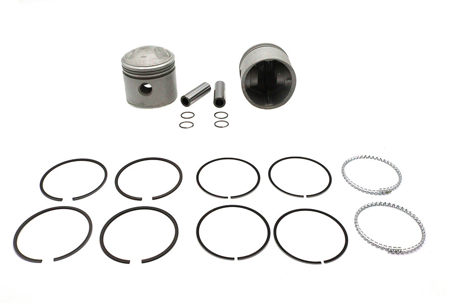 Replica 74 Overhead Valve 3-7/16" Piston Set .050 Oversize