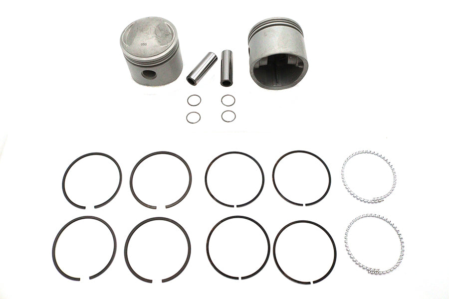 Replica 74 Overhead Valve 3-7/16" Piston Set .050 Oversize