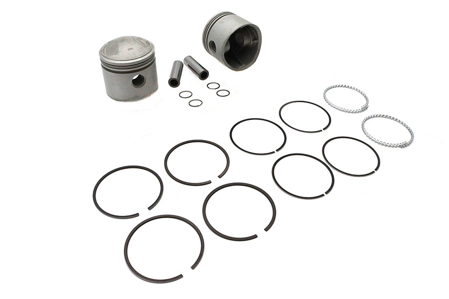 Replica 74 Overhead Valve 3-7/16" Piston Set .050 Oversize