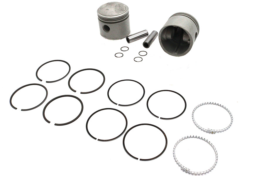 Replica 74 Overhead Valve 3-7/16" Piston Set .050 Oversize