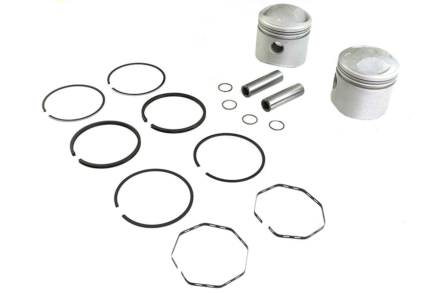 Replica 74 Overhead Valve 3-7/16" Piston Set .010 Oversize