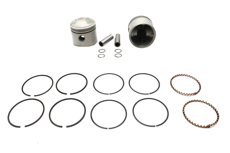 Replica 80 Overhead Valve 3-1/2" Piston Set .010 Oversize