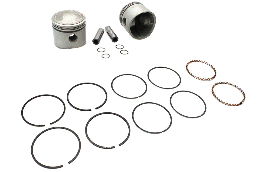 Replica 80 Overhead Valve 3-1/2" Piston Set .010 Oversize