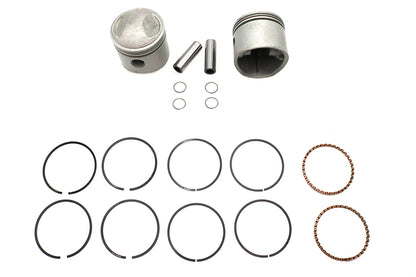 Replica 80 Overhead Valve 3-1/2" Piston Set .020 Oversize