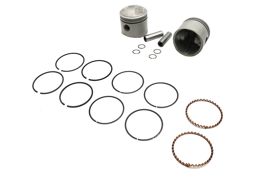 Replica 80 Overhead Valve 3-1/2" Piston Set .020 Oversize
