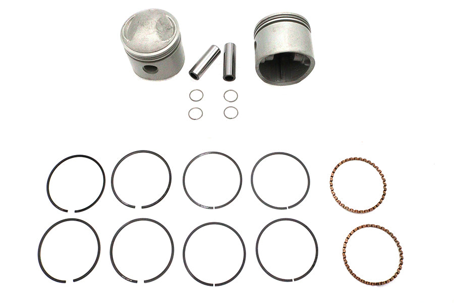 Replica 80 Overhead Valve 3-1/2" Piston Set .040 Oversize