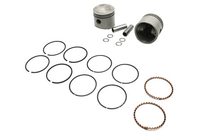 Replica 80 Overhead Valve 3-1/2" Piston Set .040 Oversize