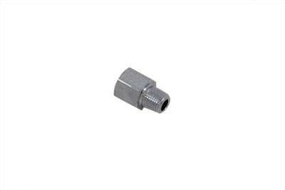Chrome Straight Oil Line Fitting