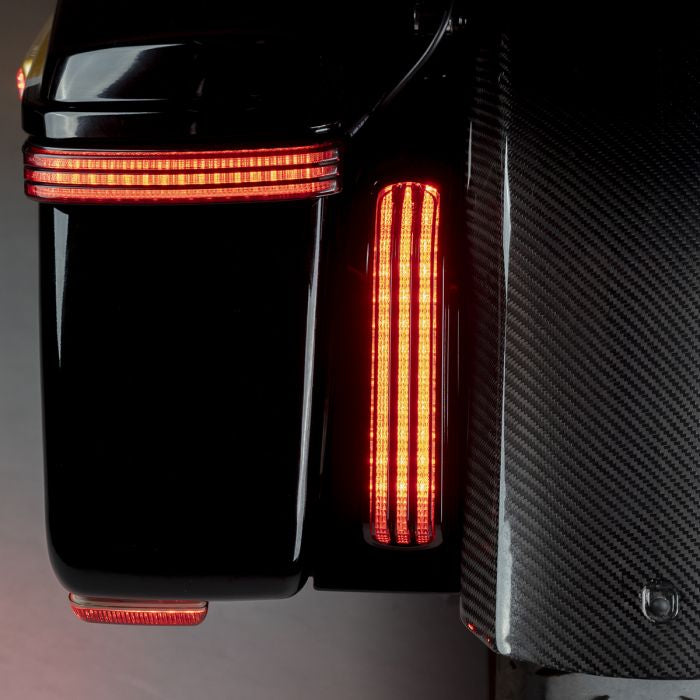 Color Matched HOGWORKZ® Illumina Flush Fender LED System for Harley® Touring left