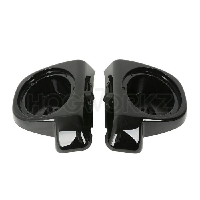 Color Matched Harley® Lower Vented Fairing 6.5" Custom Speaker Pod Mounts from HOGWORKZ