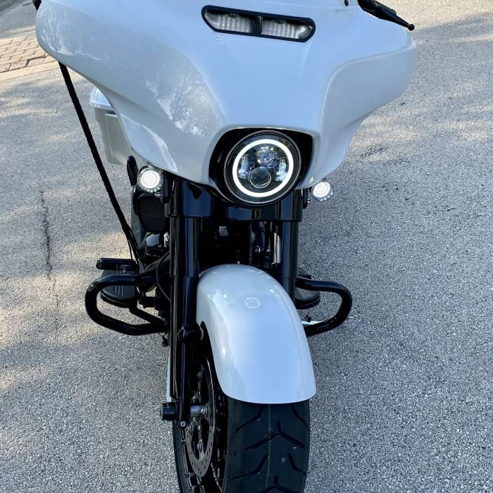 Color Matched 18" Wide Fat Tire Front Fender for Harley® Touring '96-'23