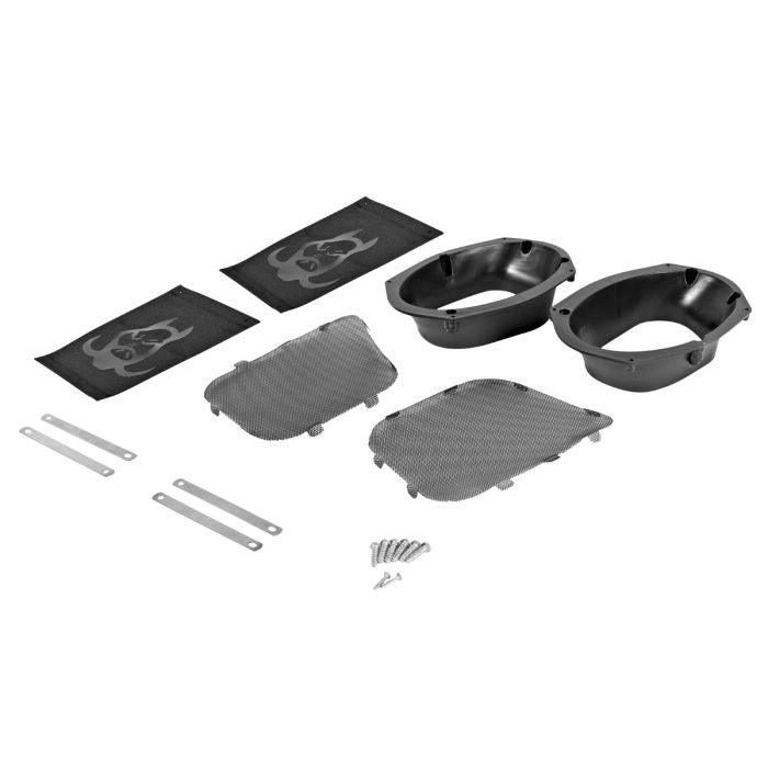 Harley Speaker lids kit from hogworkz for baggers