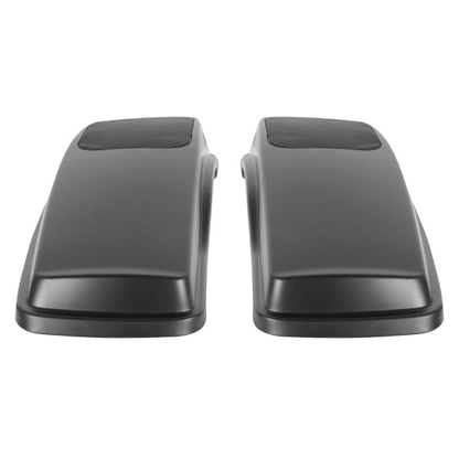 Harley Speaker lids kit from hogworkz for baggers rear view