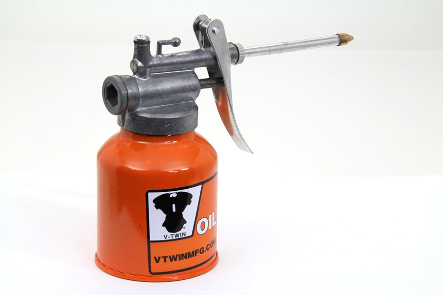 V-Twin Metal Squirt Oil Can