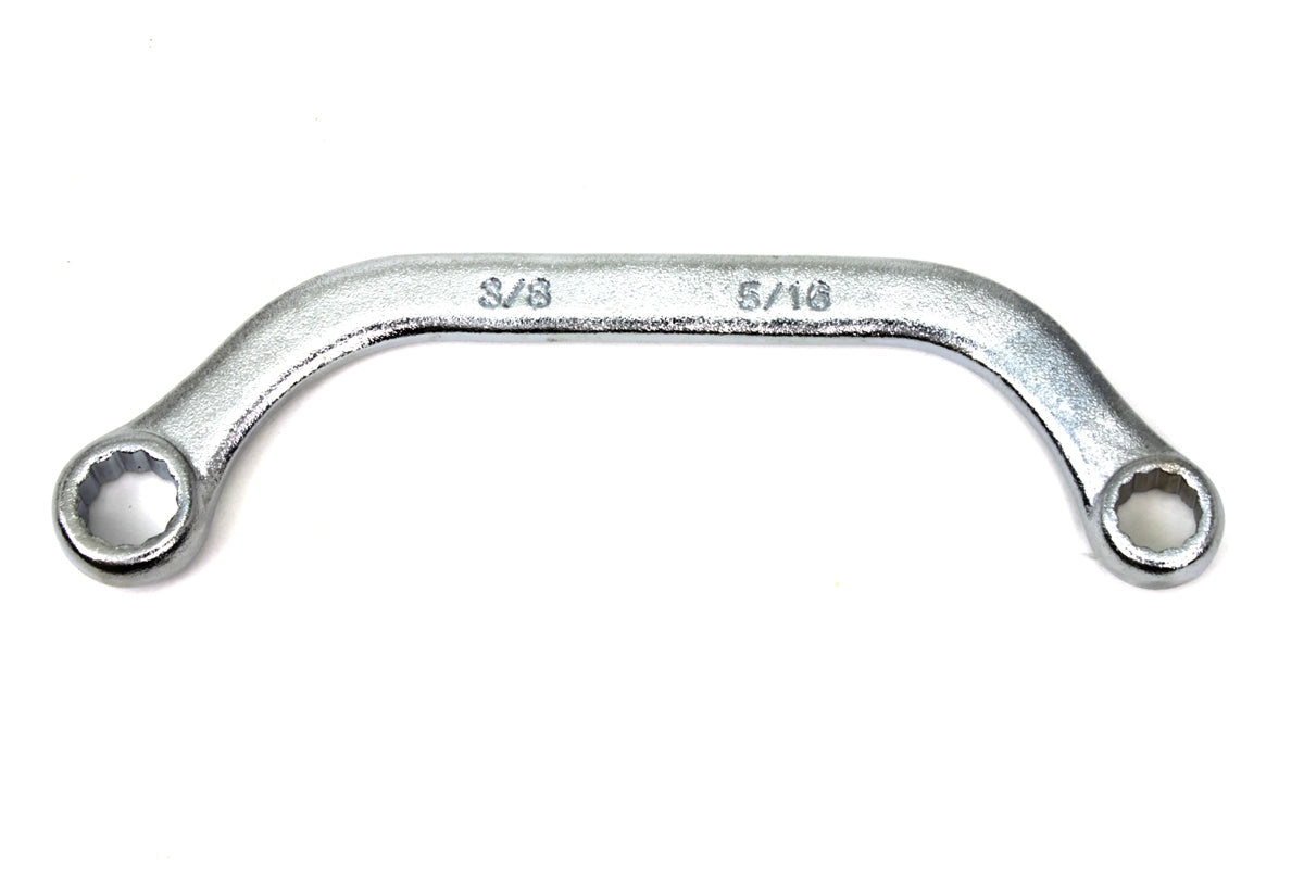 Chrome Socket S" Wrench 5/16" and 3/8