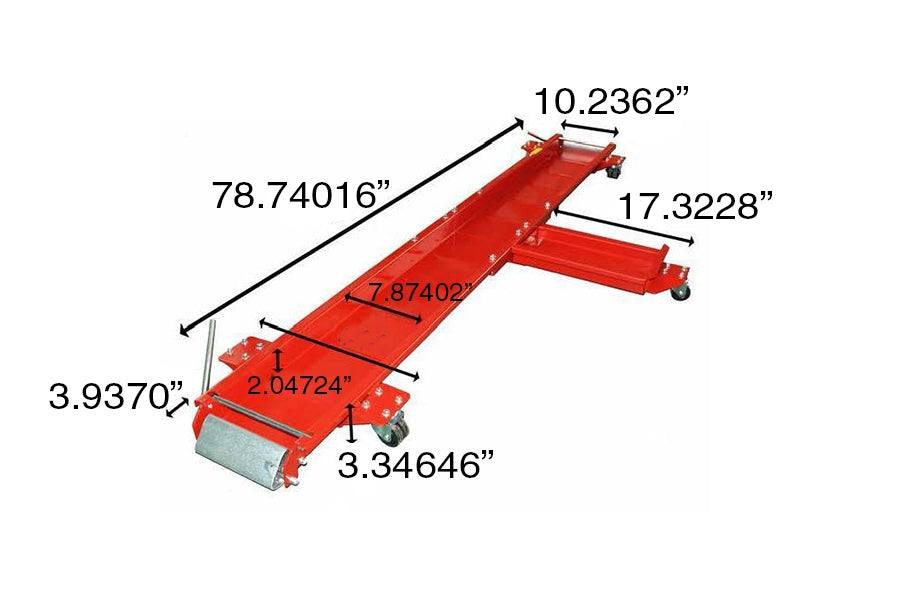 Motorcycle Roller Dolly Lift Tool