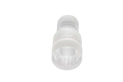 Clear Timing Hole Plug Knurled