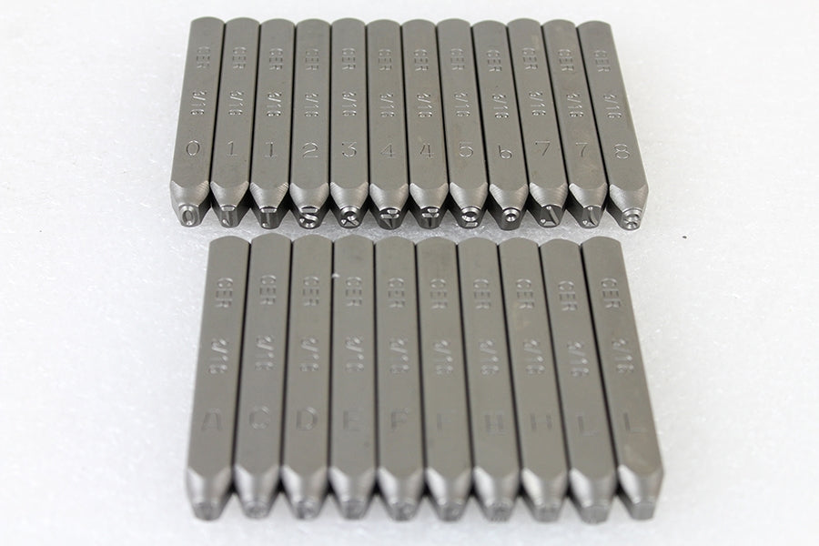 Motor Number Stamp Set