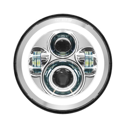 Indian® LED Headlight in chrome from HOGWORKZ
