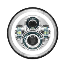 Indian LED HALOMAKER® Headlight in chrome from HOGWORKZ®